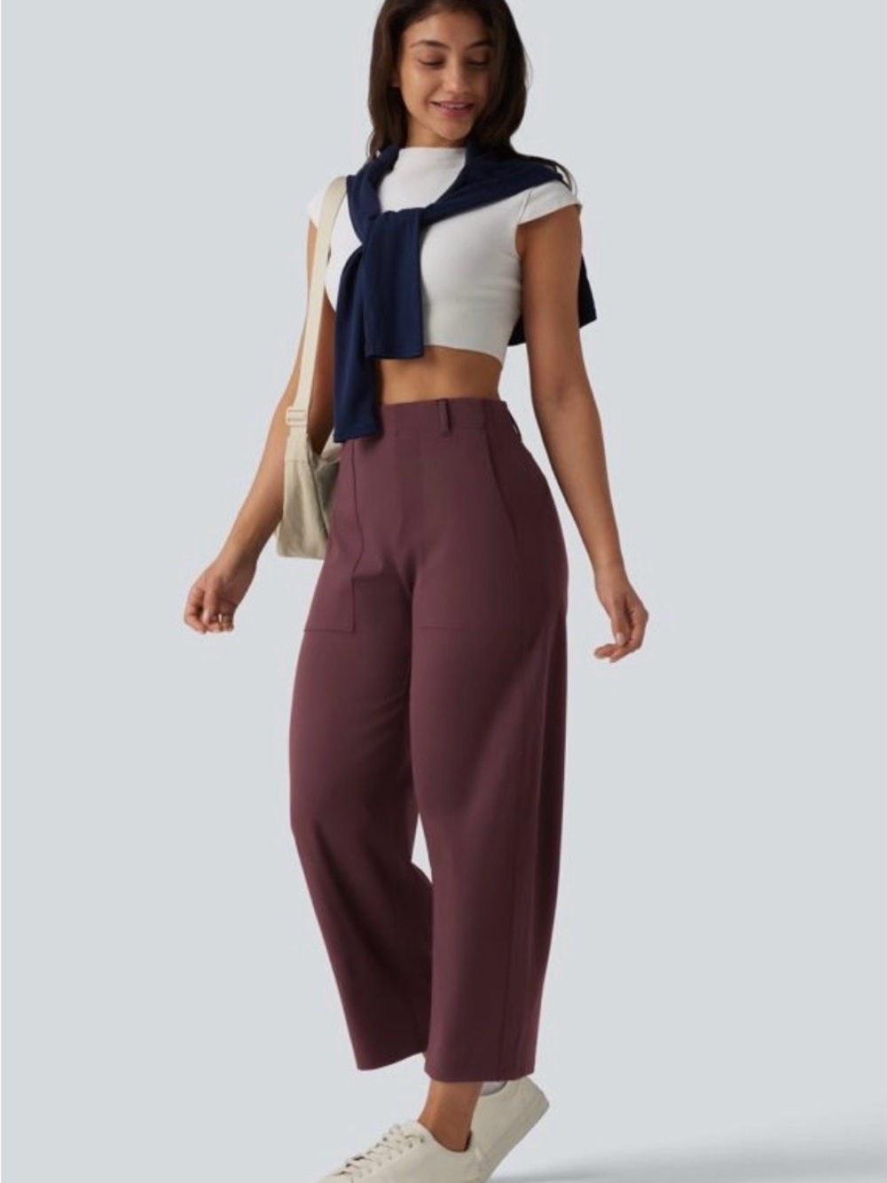 NWT Halara Made for What Moves You brown pants